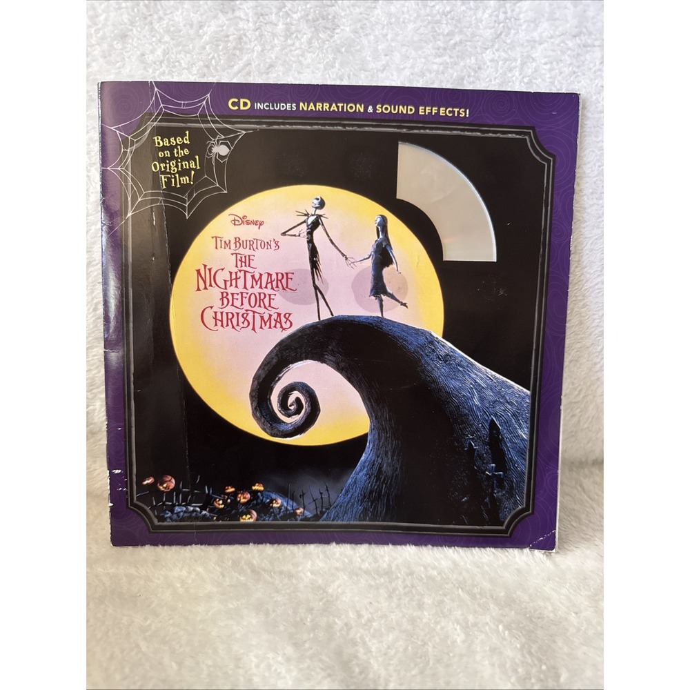 Tim Burton's: the Nightmare Before‎ Christmas Book and CD by Disney Books (2018,